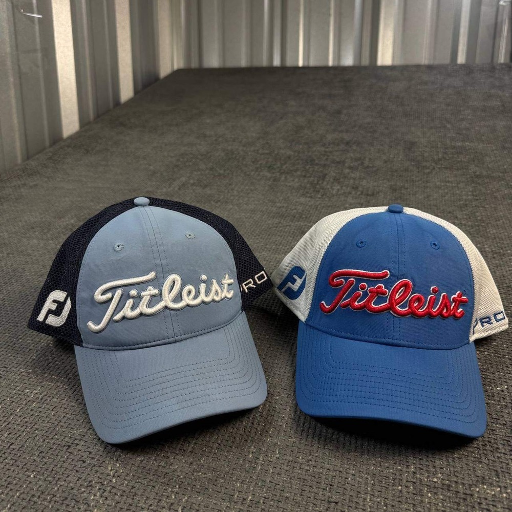 Titleist Pro V1 Mesh Trucker Hat Bundle Mens OSFA Blue Navy White 2 Pack